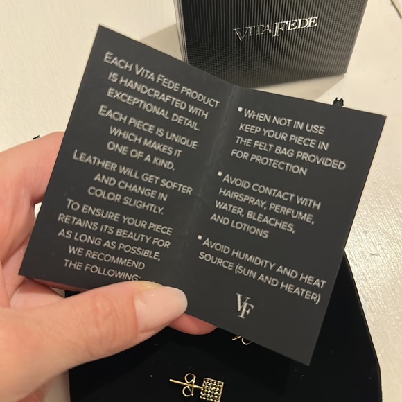 Vita Fede Cubo Earrings NWT - Picture 7 of 7